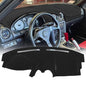 Dash Cover Mat Custom Fit for Mazda Miata Dashboard Pad Cap Carpet Protector K332 (Black) - color: Black