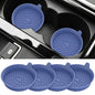 Car Cup Holder Coasters [4 Pack] Silicone Cups Mats, Automotive Universal Non-Slip Recessed Interior Accessories Navy Blue - color: 4pack-nave Blue