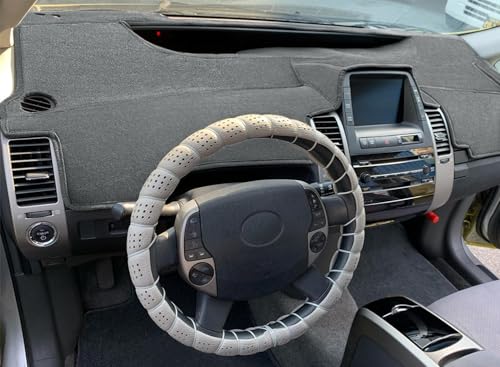 Dash Cover Mat Custom Fit for Toyota Prius with Sensor Cutout,Dashboard Pad Cap Carpet Protector (Darkgray) K218 - color: Dark Gray