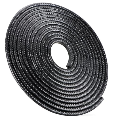 Car Door Edge Guards Strip - Upgraded, Easy Install, Tightly, Fade-Resistant, Universal Fit Most of Cars, Black Automotive Door Protector, Rubber Edge Trim Molding, 16.5Ft