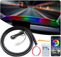 Acrylic Interior Car LED Strip Light with Motion-Activated Switch, 59.1" Neon Ambient Light, RGB Colors, APP Control, Music Sync - color: Dreamcolor 59.1 inch (Only Acrylic Light Strip)