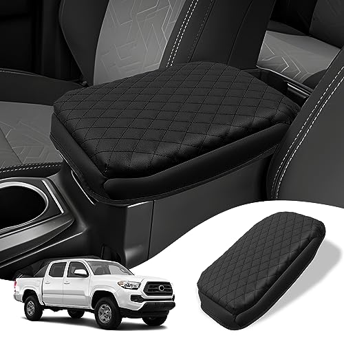 Custom Fit for Center Console Cover Toyota Tacoma 2016-2023 Armrest Cover Center Console Pad Interior Accessories Car Armrest Seat Box Cover Protector - size: Toyota Tacoma 2016-2023