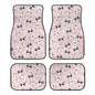 Panda Pink Car Floor Mats Auto Front & Rear Floor Carpets Universal Fit 95% Automotive,SUVS,Sedan,Vans,for Women,Girly,Set of 4 - color: Panda Pink