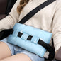 supregear Abdominal Seatbelt Pillow, Soft Smooth Cover Seatbelt Cushion with Hot/Cold Pack Pocket for Gentle Comfort and Pressure Relief During Travel or Recovery (Blue Monstera Pattern) - color: Blue Monstera Pattern (Smooth Cover)