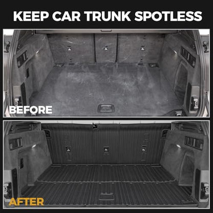 Cargo Mat with Backrest Mats for 2019-2025 2026 BMW X5 G05, All-Weather TPE Cargo Liner Trunk Mat with Seat Back Covers for BMW X5 Accessories (Only for 5 Seats)