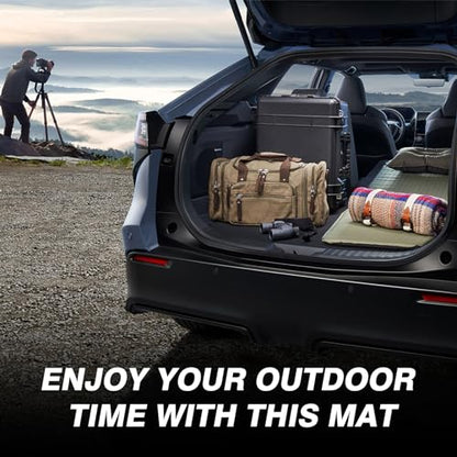Powerty Cargo Mat Compatible for Toyota bZ4X & Subaru Solterra 2023 2024 2025 2026 Accessories All Weather Cargo Liner TPE Rear Trunk Mat - size: For｜Toyota bZ4X /Subaru Solterra｜23-26｜Cargo Mat