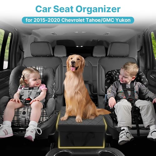 Car Seat Organizer for 2015-2020 Chevy Tahoe/GMC Yukon, Console Organizer Backseat Box for Chevy Tahoe, Dog Toy Box Storage Bin Kids Toys Baby Supplies Travel Accessories - size: For 15-20 Tahoe