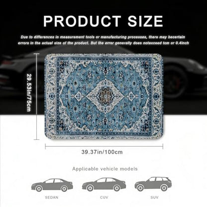 Car Trunk Mat - Universal Size 29" x 39", Bohemian Style Cargo Liner, Car Accessory for SUVs/Sedan/Wagons, Durable Protective Mat, Trunk Liner for Families/Travel Enthusiasts - style: Bohemian style-11