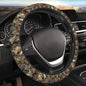 Camo Camouflage Hunting Deer Real Tree Deer in The Woods Car Steering Wheel Cover,Non-Slip Elastic Neoprene-Sweat Car Accessories,Universal 15 Inch Fit Auto, Vans Trucks,Suvs, Truck - color: Camo Camouflage Hunting Deer