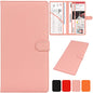 Car Registration and Insurance Holder, Leather Magnetic Shut Vehicle Glove Box Organizer for Document, Card, Driver License, Pink - color: Pink