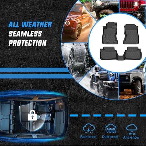Nilight TPE Floor Mats for Subaru WRX 2022 2023 2024 2025 2026, All Weather Custom Fit Heavy Duty Floor Liners - color: 2022-2026 Subaru WRX