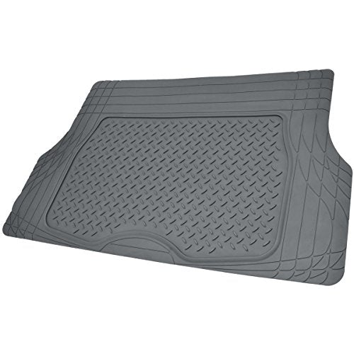 BDK Universal Fit Premium Cargo Car Trunk Mat/Liner - PVC (Gray) (31.5" x 50") - color: Gray