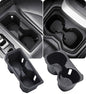 1st & 2nd Row Cup Holder Inserts for Toyota RAV4 2026, Center Console Interior Accessories Front & Rear Cup Holders Covers Protector for 2026 RAV 4, Black - style: Fits for 2026 RAV4