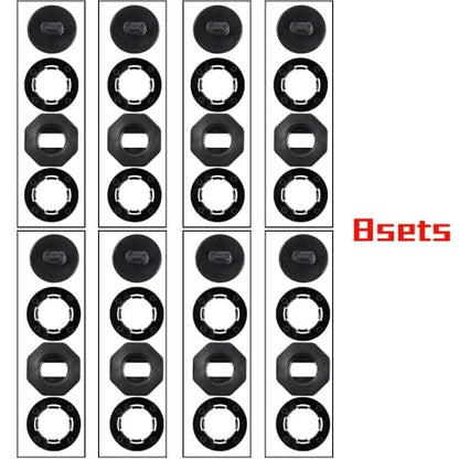OTUAYAUTO 8PCS Car Floor Mat Clips - for Double Layer Mat - Universal Automotive Carpet Clips Holder Clamps