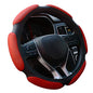 Auto Steering Wheel Cover Hand Pad Cushion Slip-on Universal Fit 15'' / 38 cm (red) - color: red