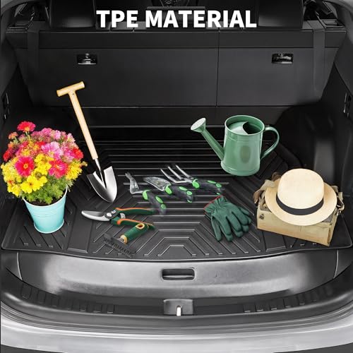 YITAMOTOR Cargo Trunk Liner Compatible with 2016-2021 Honda Civic Sedan, Custom Fit Black TPE All Weather Cargo Mats - style: 16-21 civic cargo mats