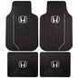 Plasticolor Elite 4 Piece Front and Rear Floor Mats for Car Truck and SUV Compatible with Honda Vehciles