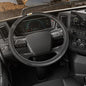 Cat® DuraGrip Steering Wheel Cover, Tire Tread Inspired Traction Grip Design, Black Steering Wheel Cover for RV Semi Truck Big Rig Trucker - X-Large 17.5" - 18" Inches - color: Black DuraGrip, size: XL Big Rig (17.5-18")
