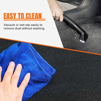 Car Floor Mat, Compatible with 2008-2015 Scion xB, Nylon Black Floor Liner Carpet Set, 4PCS