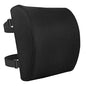 Amazon Basics Rectangular Memory Foam Back Support Cushion for Office Chairs, Non-Slip Base for Long Sitting, Black - size: Back Support Cushion, style: Memory Foam