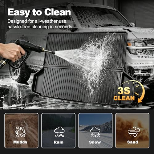 Cargo Liner and Backrest Mat for Chevy Equinox 2018-2024 - Custom Fit All Weather Trunk Mat Seat Back Cover - Car Accessories Interior Protection Rear Cargo Mat (Not for EV) - size: 2018-2024 Equinox