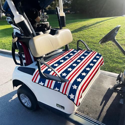 Golf Cart Seat Covers Golf Cart Seat Towel Blanket Group - color: American Flag Pattern 01