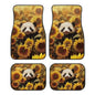 Panda Sunflower Yellow Car Floor Mats Front & Rear Car Mats Set of 4pcs Car Carpet Universal Fit for SUV,Vans,sedans,Trucks - color: Panda Sunflower Yellow