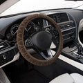Universal Fluffy Plush Car Steering Wheel Cover, Anti-Slip Soft Warm Auto Steering Wheel Protector, Automotive Interior Protection Accessories Fit Most Cars, Sedans, SUVs, Vans, Trucks