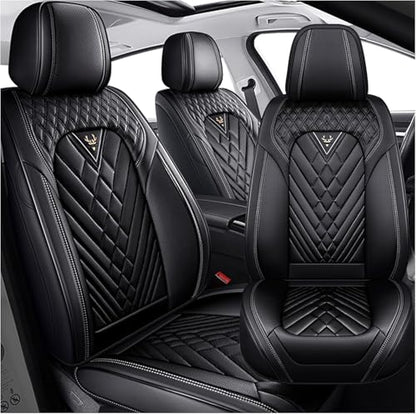 Car Seat Covers for Gx460 2010-2023, Full Set Seat Cover, Diamond Quilted Black Automotive Seat Covers, Waterproof & Breathable - size: Gx460 Full Set