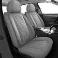 2PCS Seat Covers, Front Seat Covers for Car Waterproof Automotive Seat Cover Vehicle Seat Cover Car Seat Protector for Cars SUV Pick-up Truck Sedan (2PCS Front, Gray)