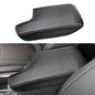 INTGET Car Center Console Armrest Cover for Subaru Crosstrek Accessories 2018-2022 2023 Impreza 2017-2023 Leather Arm Rest Box Lid Cover Seat Protector (Black with Carbon Fiber Texture) - color: black with carbon fiber texture