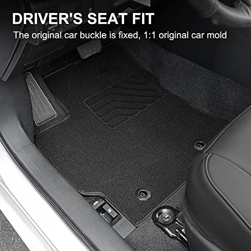 AOMSAZTO Altima Floor mats Carpet Compatible with 2019-2026 Nissan Altima, alfombras originales de Nissan Altima Hybrid Rubber Carpet Rugs tapetes - style: 7)19-25 Altima Carpet Floor mats