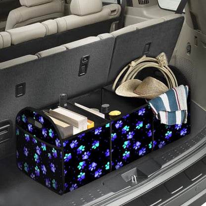 Galaxy Collapsible Trunk Organizer Automotive Storage Car Multicompartment Large Capacity - color: Galaxy