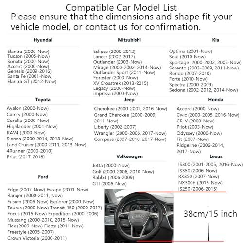 38cm Car Steering Wheel Cover, Universal 15 inch, Microfiber Breathable Ice Silk, Anti-Slip, Odorless, Easy to Install, Blue and White Contrast Design, Cute Cat for Girls, Ladies, Women - color: BLUE-WHITE