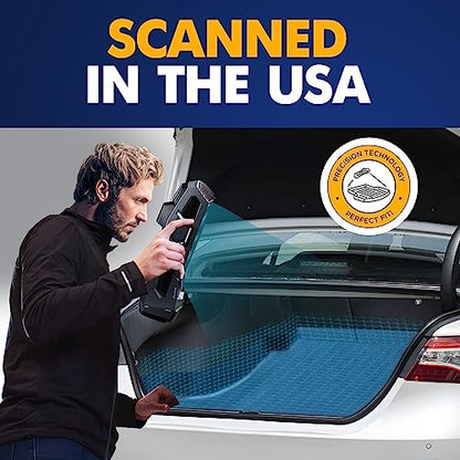 Premium Cargo Liner for Toyota Camry LE SE XLE XSE 2018-2026 Toyota Avalon 2019-2022 - 100% Protection - Custom Fit Car Trunk Mat - All-Season Black Cargo Mat - 3D Shaped Laser Measured Trunk Liners