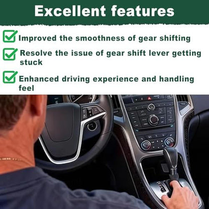 Automatic Gear Stick Shift Knob Fit for Buick Verano for GMC Opel Insignia Vauxhall Regal 2009-2017 Transmission Gear Shift Lever Knob Car Gear Shifter Knob Cover Head Handle Lever - color: Black