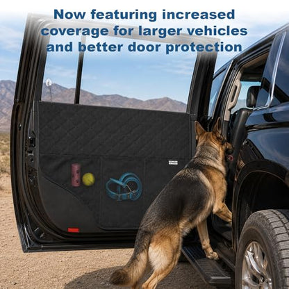 (2026 Version-2X Extra Durable Premium Interior Car Door Protector from Dog Scratches - Pet Car Window Protector Door Covers - Waterproof Anti-Scratch, Scratch Resistant, Size 27.5" x 23.5"