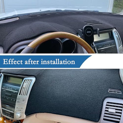 Dash Cover Custom Fit for 2012-2007 Le-xus LS LS460 LS600H (for Left Hand Drive) Dashboard Cover Non-Slip Pad Dash Board Mat Accessories