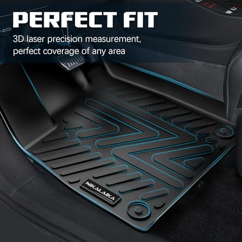 Floor Mats & Cargo Liner & Backrest Mat for 2021-2026 Chevrolet/Chevy Suburban/GMC Yukon XL 7 Seats All Weather Protection TPE Rubber Full Set Automotive Floor Liner Accessories (2nd Row Bucket Seats) - size: Full Set Mats for 2021-2026 Suburban 7 Seats
