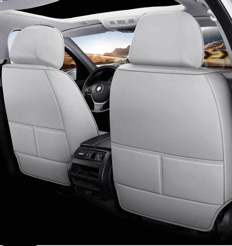 Custom Car Seat Covers for Fit Mercedes-Benz A B C CLA CLS CLK GLE GLS GLA GLK GL ML G S GLC SL CL SLC R SLK etc...Easy to Install car Cover (Black Gray) - color: Black Gray