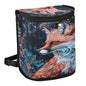 MNSRUU Car Trash Can with Lid, Beautiful Fox Car Trash Bag Hanging Organizers and Storage for Front Back Seat, Leak-Proof Trash Bin - color: Fox I9752