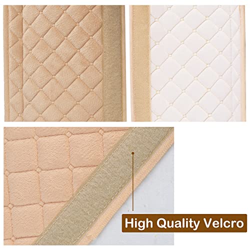 HighnessHwoo Extra Long Seatbelt Covers for Adults Kids Women & Men, Soft Car Seat Belt Strap Cushion for Sedan, SUV, Trucks, Shoulder Neck Chest Protector Pads, Auto Accessories, 1pc, Gray, 25.5in