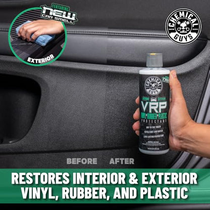 Chemical Guys Keep Your Car New Kit, Ideal for Cleaning and Detailing. Includes New Car Scented VRP, Total Interior, Air Freshener, and 3 Detailing Towels - 6 Piece Kit - style: KIT