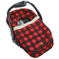 JJ Cole Winter Baby Car Seat Cover - Winter Car Seat Cover for Baby Seat or Stroller - Infant Car Seat Covers with Warm Lining - Buffalo Check - color: Buffalo Check