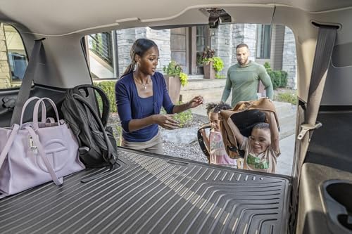 Husky Liners Weatherbeater Cargo Liner | Fits 2018-2024 Ford Expedition (MAX ONLY) & Lincoln Navigator (L Model ONLY) Will NOT Fit Standard Models, Fits Behind 2nd Seat | 1-pc Black - 23481