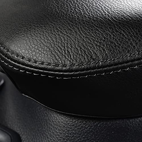 INTGET Center Console Armrest Cover for 2025 Toyota RAV4 Accessories 2024 2023 2022 2021 2020 2019 Leather Middle Console Lid Cover Pad Protector Elbow Arm Rest Covering Car(Black) - color: black