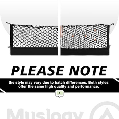 Truck Bed Cargo Net Trunk Netting Compatible with 2021-2026 Chevy Suburban&Tahoe|GMC Yukon&Yukon XL| Escalade Accessories, Pickup Cargo Organizer SUV Sedan Storage Net w/Heavy Duty Carabiners - style: 2021+ Yukon & Tahoe & Suburban