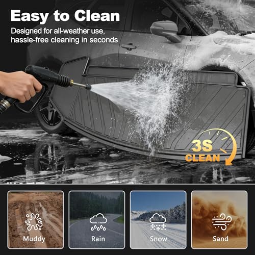 Cargo Liner & Third Row Seat Back Mats Custom Fit for Cadillac XT6 2020–2025 2026, TPE All Weather Waterproof Rear Cargo Mat Rear Trunk Liner Back Seat Cover Protector Trunk Mat Tray Pad Boot - style: 3) for Cadillac XT6 2020-2026 Cargo Liner & Seat Back