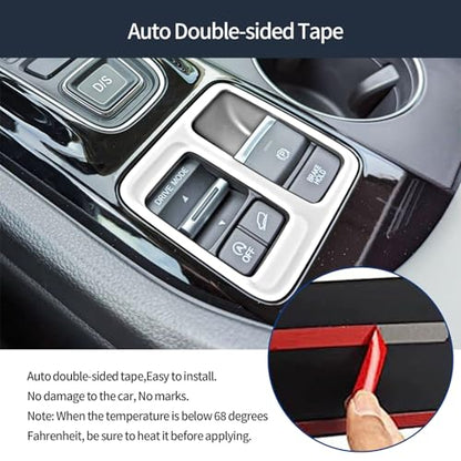 Electronic Handbrake Panel Cover Compatible with Honda New Passport 2026 2027 Gear Shift Panel Cover Interior Car Accessories ABS 1PCS(Matte Silver) - color: Matte Silver
