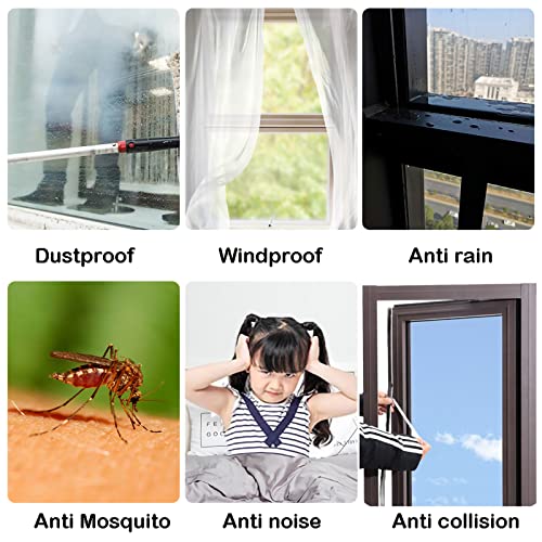 Weather Stripping Door Window Seal Strip 33 Ft, Selfadhesive Strong Adhesion, soundproofing, Draft Blocker, Dustproof, Suitable for Doors and Windows Cabinet Doors, 0.35 Wide X 0.35 Inch Thick, Gray - size: 33FT, 0.35'' Wide X 0.35'' Thick